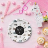 Farbige Schlangen Reptile Animal Birthday Party Pappteller (Party)