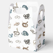 Farbige Schlangen Reptilienmuster Geschenkschachtel (Geöffnet)