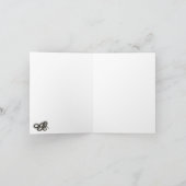 Farbige Schlangen Reptilienmuster Karte (Innenseite)