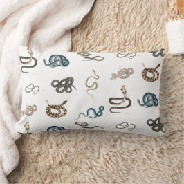 Farbige Schlangen Reptilienmuster Lendenkissen