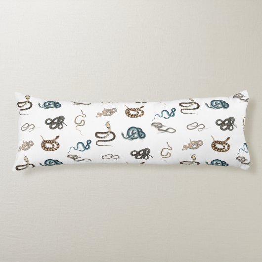 Farbige Schlangen Reptilienmuster Seitenschläferkissen (Vorderseite)