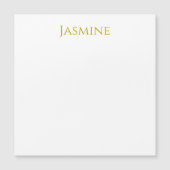 Farbige Schlichte Minimalistische Magnetkarte (Vorderseite)