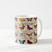 Farbige Schmetterling-Kollektion Tasse (VorderseiteRechts)
