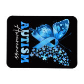 Farbige Schmetterling-Puzzle Magnet (Horizontal)