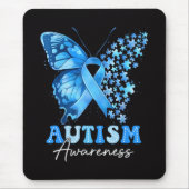 Farbige Schmetterling-Puzzle Mousepad (Vorne)