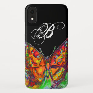 FARBIGE SCHMETTERLING ROT GOLD GELB MONOGRAMM Schw Case-Mate iPhone Hülle