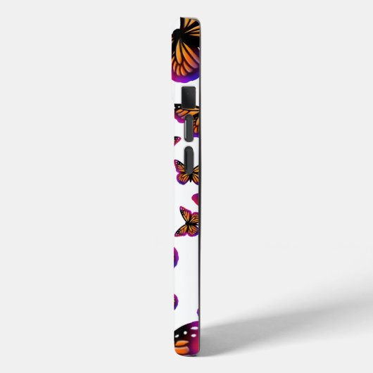 Farbige Schmetterlinge Case-Mate iPhone Hülle (Rückseite / Links)