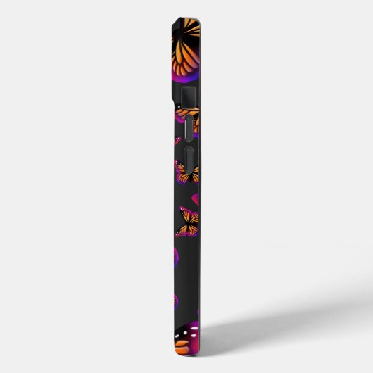 Farbige Schmetterlinge Case-Mate iPhone Hülle (Rückseite / Links)