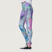 Farbige Schmetterlinge Fliegen - Freude - Leggings (Links)