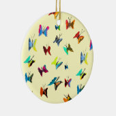 Farbige Schmetterlinge Keramik Ornament (Rechts)