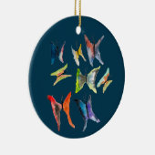 Farbige Schmetterlinge Keramik Ornament (Rechts)