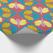 Farbige Schmetterlinge nahtlos Geschenkpapier (Ecke)