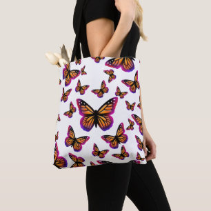 Farbige Schmetterlinge Tasche
