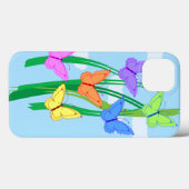 Farbige Schmetterlinge und Himmel Case-Mate iPhone Hülle (Rückseite (Horizontal))