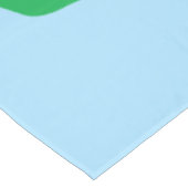 Farbige Schmetterlinge und Himmel Tischdecke (Schrägansicht)