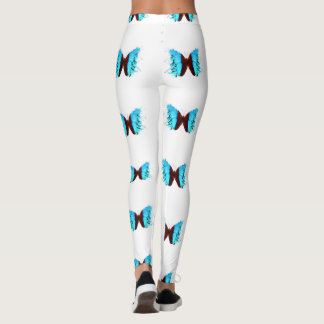 Farbige Schmetterlingsdruckerei Leggings