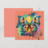 Farbige Schmetterlingskonstruktion (Vorne/Hinten)