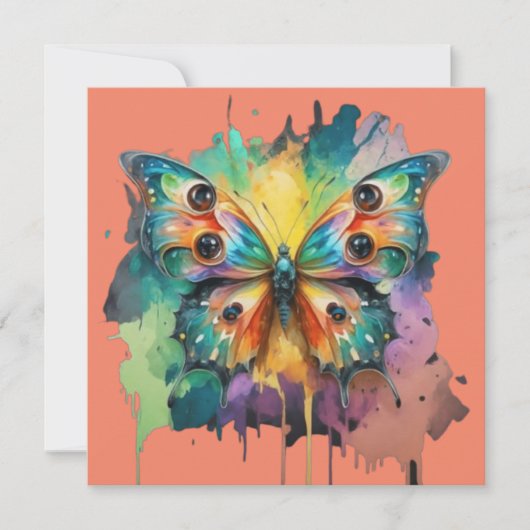 Farbige Schmetterlingskonstruktion (Vorderseite)