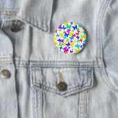 Farbige Schmetterlingstaste Button (Beispiel)