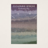 Farbige Schmuckkarte für die Ohrring-Kette (Vorderseite)