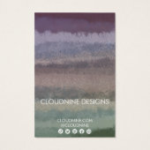 Farbige Schmuckkarte für die Ohrring-Kette (Rückseite)