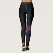Farbige Schreiber Leggings (Rückseite)