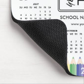 Farbige Schul-Logo 2027 Kalender-Mauspad Mousepad (Ecke)