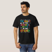 Farbige Schulkoch- und Chef-Design T-Shirt (Vorne ganz)