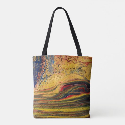 Farbige Schultertasche Tasche (Rückseite)