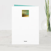 Farbige Schüssel Geburtstagskarte Feiertagskarte (Rückseite)