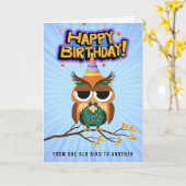 Farbige Schüssel Geburtstagskarte Karte (Gelbe Blume)