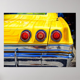 Farbige Schwanz-Leuchten Poster