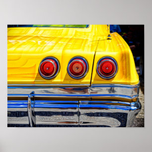 Farbige Schwanz-Leuchten Poster