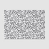 Farbige schwarze weiße Blumen Krawatte Seidenpapier (Vorderseite)