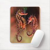 Farbige Seepferde Mousepad (Mit Mouse)