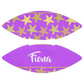 Farbige Seesterne auf lila Football (Paneele)