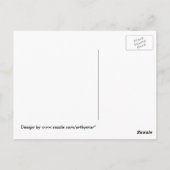 Farbige Segelboote Postkarte (Rückseite)