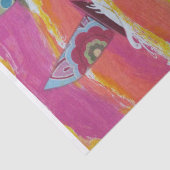 Farbige Segelboote Seidenpapier (Detail)