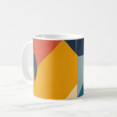 Farbige Segmente Kaffeetasse (Vorderseite Links)