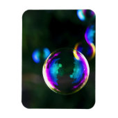 Farbige Seifenblasen Flocken Magnet (Vertikal)