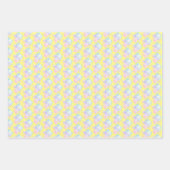 Farbige Seifenblasen verpacken Papierblätter Geschenkpapier Set (Vorderseite)