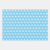 Farbige Seifenblasen verpacken Papierblätter Geschenkpapier Set (Vorderseite 3)