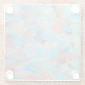 Farbige Serien: abstrakte Hintergrundtextur. Glasuntersetzer (Rückseite)