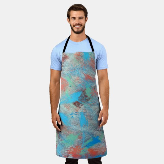 Farbige Serien: abstrakte Hintergrundtextur. Schürze (Getragen)