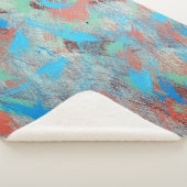 Farbige Serien: abstrakte Hintergrundtextur. Sherpadecke (3/4)