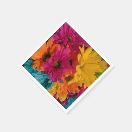 Farbige Servietten (Ecke)