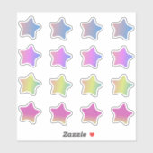 Farbige Set-Aufkleber Aufkleber (Blatt)