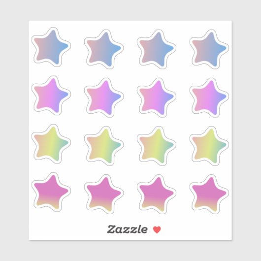 Farbige Set-Aufkleber Aufkleber (Blatt)