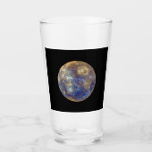 Farbige Sicht auf Quecksilber Glas (Vorderseite)
