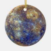 Farbige Sicht auf Quecksilber Keramik Ornament (Vorne)